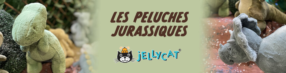 Nos dinosaures en peluche de Jellycat pour les enfants